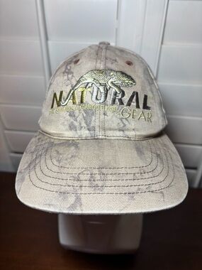 Natural Gear Mens Beige Camo Baseball Cap